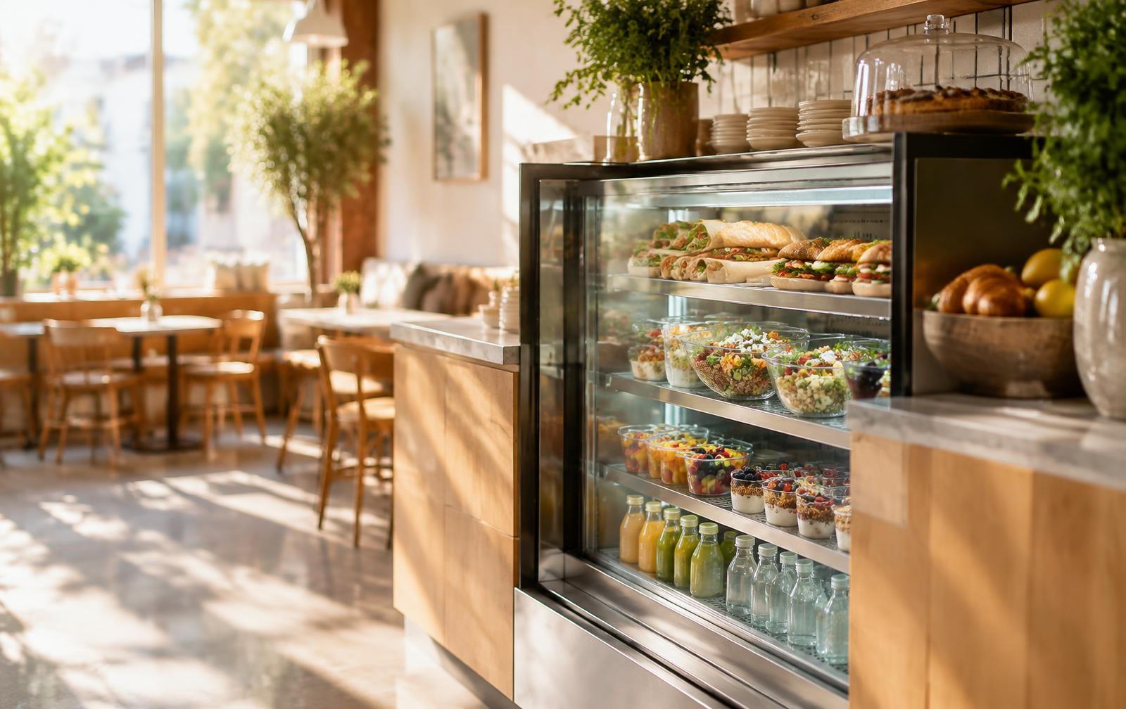 Rocket Food in a café chilled display